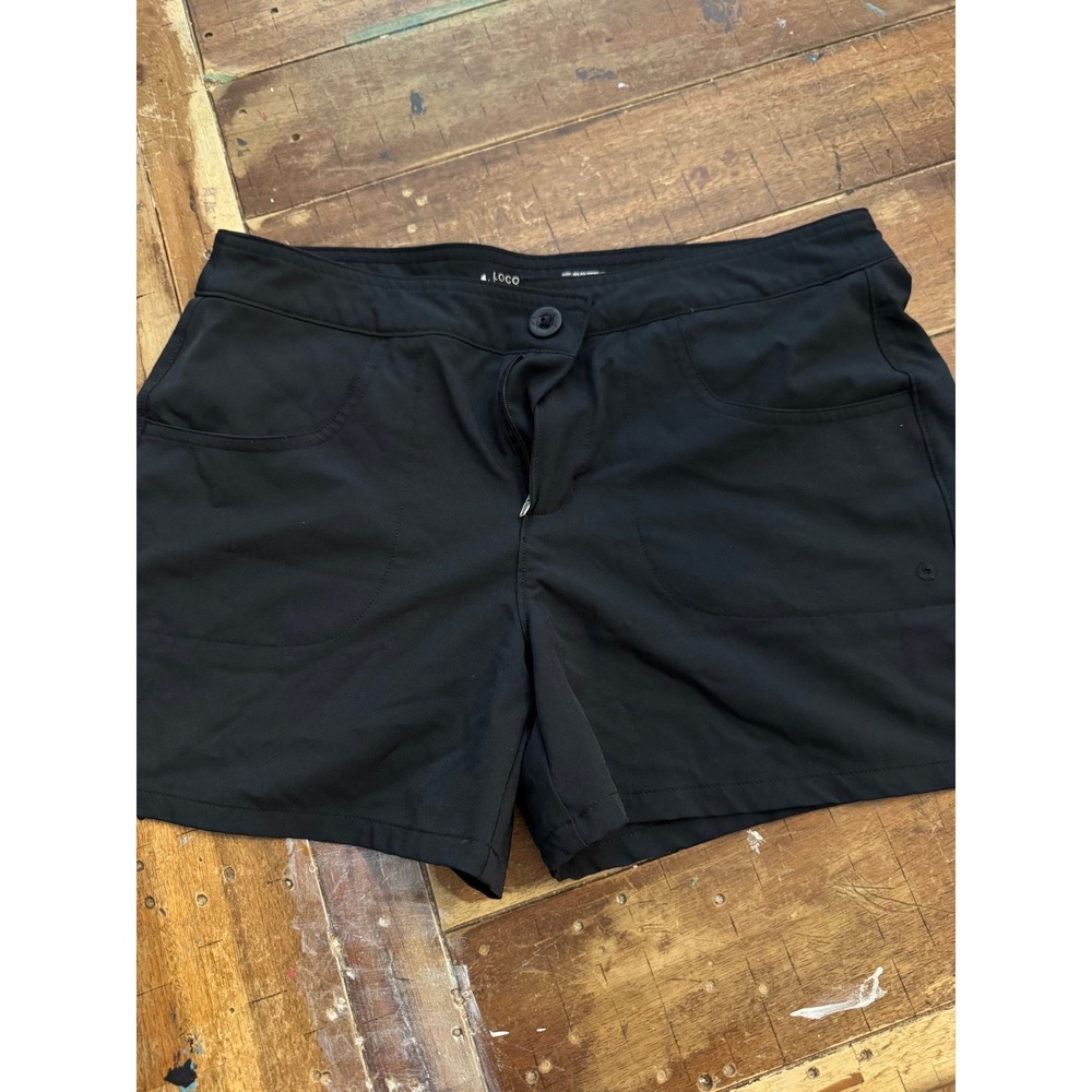 Loco Skailz Mens Black Performance Fishing Shorts Size M Designed In Florida